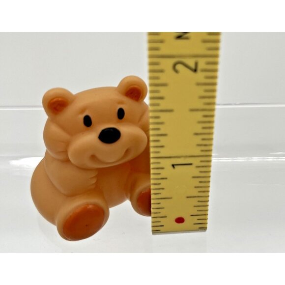 Fisher Price Rumple Bear 1994 Dollhouse Figure Vintage Pretend Play 1.75 Vintage - Picture 6 of 6